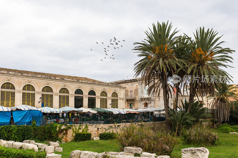 阿波罗神庙，Ortigia Siracusa，意大利西西里岛